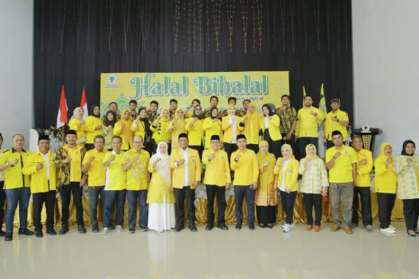 Halal Bihalal Golkar Luwu, H Patahuddin Minta Ijin Revisi Kepengurusan Partai di Hadapan Taufan Pawe
