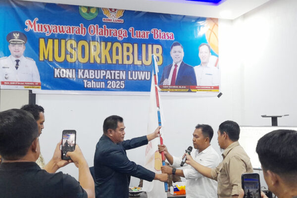 Aklamasi di Musorkablub, Suryanto Nahkoda Baru KONI Luwu Periode 2025 – 2029
